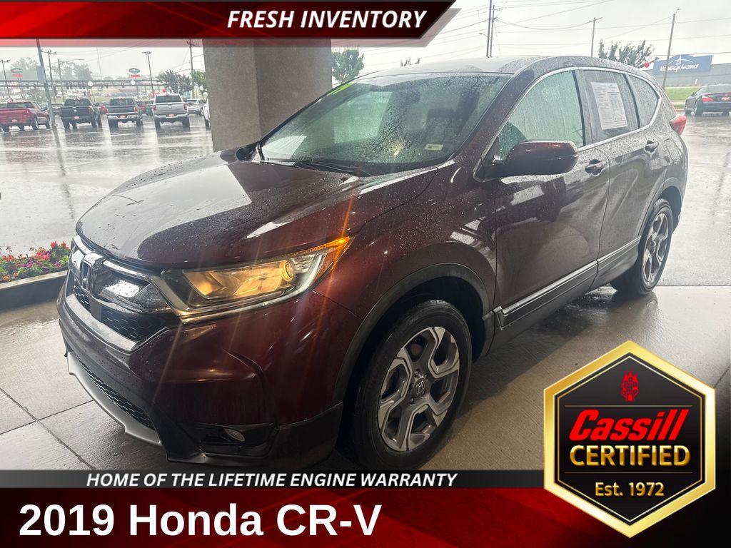 Red 2019 Honda CR-V EX AWD SUV / Crossover All-Wheel Drive Continuously Variable Transmission