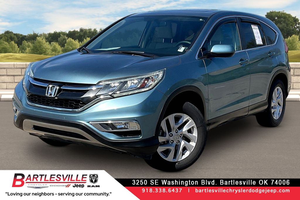 Blue 2016 Honda CR-V EX AWD SUV / Crossover All-Wheel Drive Continuously Variable Transmission