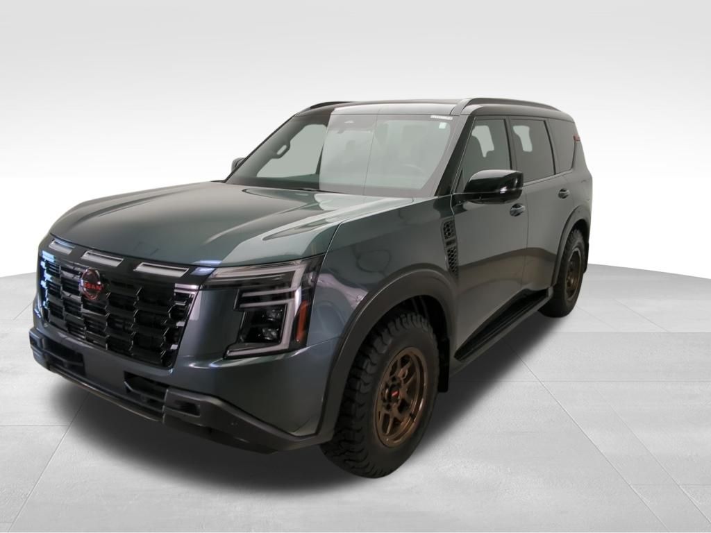 Alpine Metallic/Super Black 2025 Nissan Armada SUV / Crossover Four-Wheel Drive 9-Speed Automatic