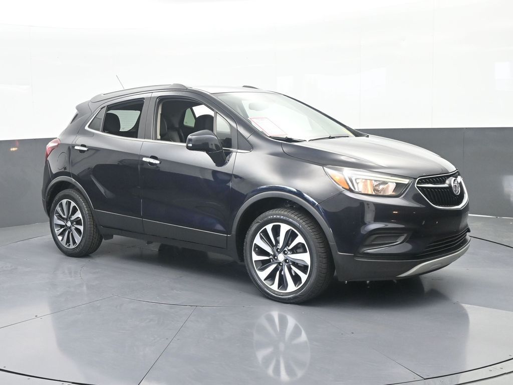 Used 2021 Dark Moon Blue Metallic Buick Preferred image 8