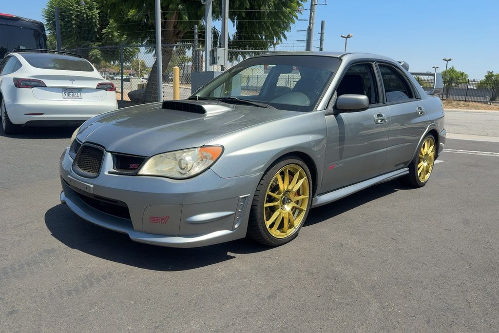 Urban Gray Metallic 2007 Subaru Impreza WRX STI Sedan All-Wheel Drive 6-Speed Manual