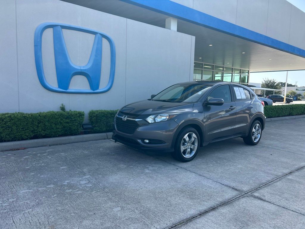 Deep Ocean Pearl 2017 Honda HR-V SUV / Crossover Front-Wheel Drive Continuously Variable Transmission
