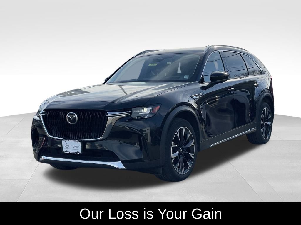 Jet Black 2024 Mazda CX-90 PHEV Premium AWD SUV / Crossover All-Wheel Drive 8-Speed Automatic