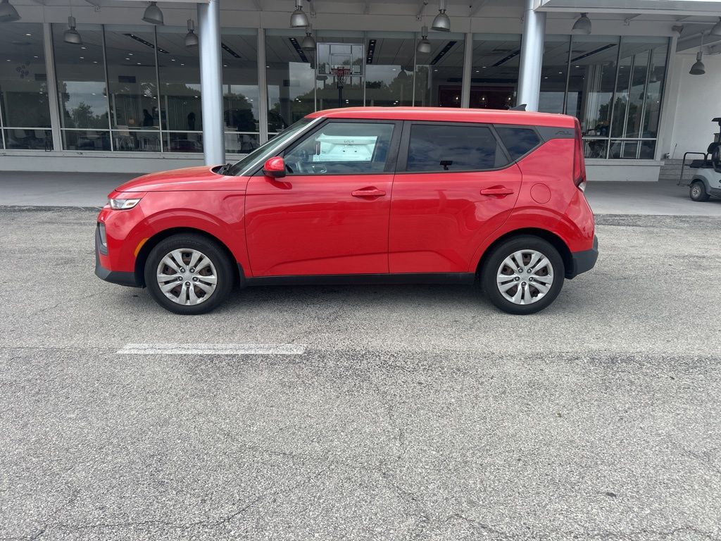 Inferno Red 2020 Kia Soul LX FWD SUV / Crossover Front-Wheel Drive Continuously Variable Transmission
