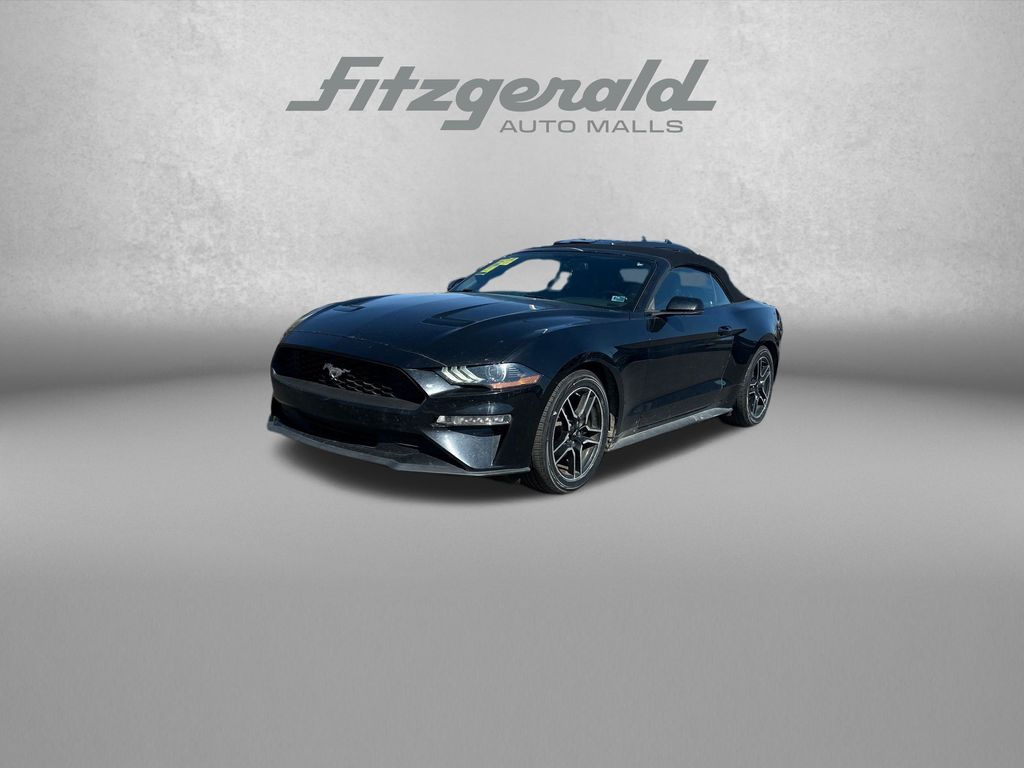 Shadow Black 2018 Ford Mustang EcoBoost Premium Convertible RWD Convertible Rear-Wheel Drive Automatic