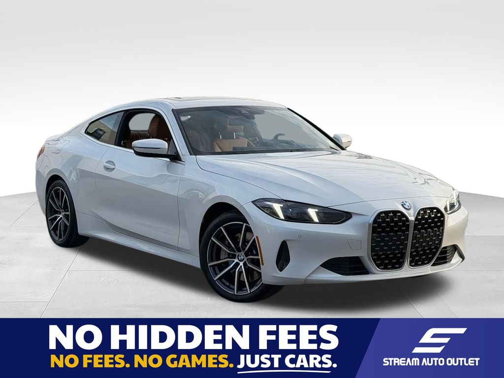 Mineral White Metallic 2026 BMW 4 Series Coupe All-Wheel Drive 8-Speed Automatic