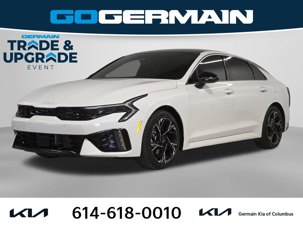 Snow White Pearl 2025 Kia K5 GT-Line FWD Sedan Front-Wheel Drive 8-Speed Automatic