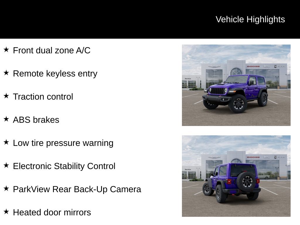 New 2026 Purple Jeep Rubicon image 8