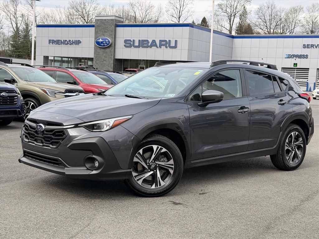 Magnetite Gray Metallic 2024 Subaru Crosstrek Premium AWD SUV / Crossover All-Wheel Drive Continuously Variable Transmission