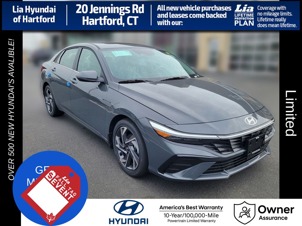 Ecotronic Gray 2026 Hyundai Elantra Sedan Front-Wheel Drive Continuously Variable Transmission