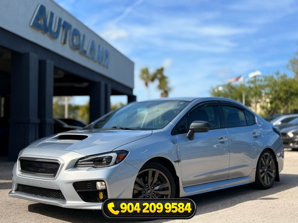 Ice Silver Metallic 2016 Subaru WRX Premium AWD Sedan All-Wheel Drive 6-Speed Manual