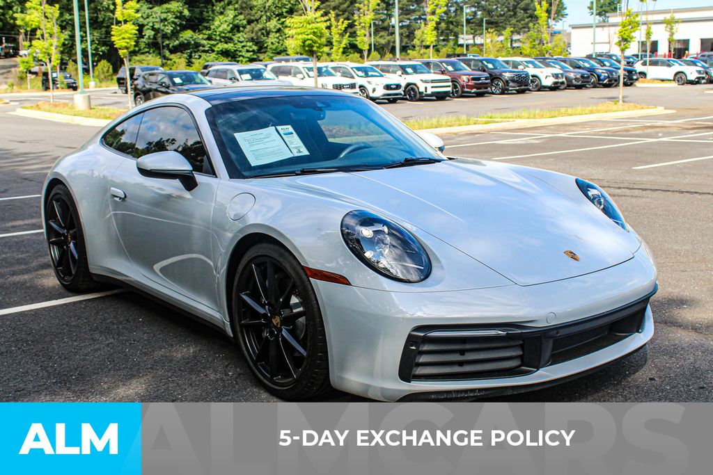 Used 2024 White Porsche Carrera image 4