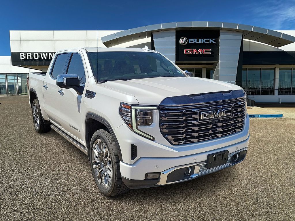 2023 GMC Sierra 1500 Denali Ultimate White at Brown Honda