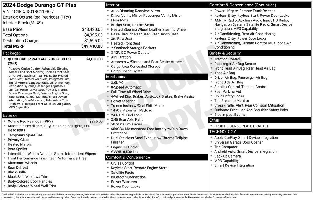 2024 Dodge Durango GT's photo