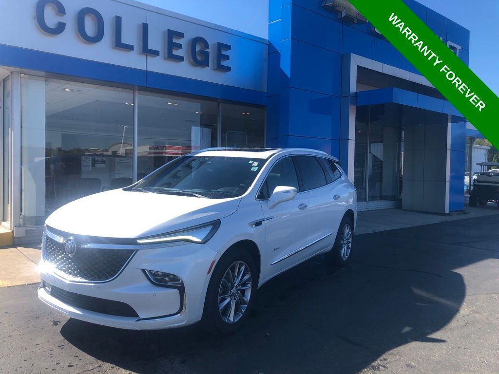 White Frost Tricoat 2023 Buick Enclave SUV / Crossover Four-Wheel Drive 9-Speed Automatic
