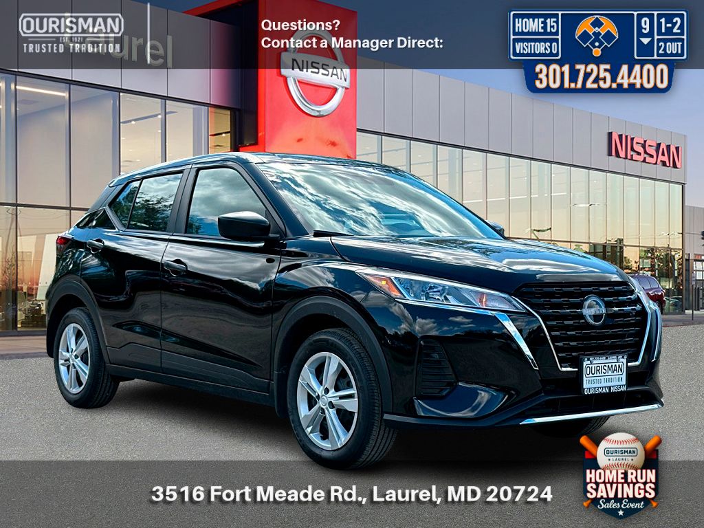 Super Black 2025 Nissan Kicks Play S FWD SUV / Crossover Front-Wheel Drive Continuously Variable Transmission