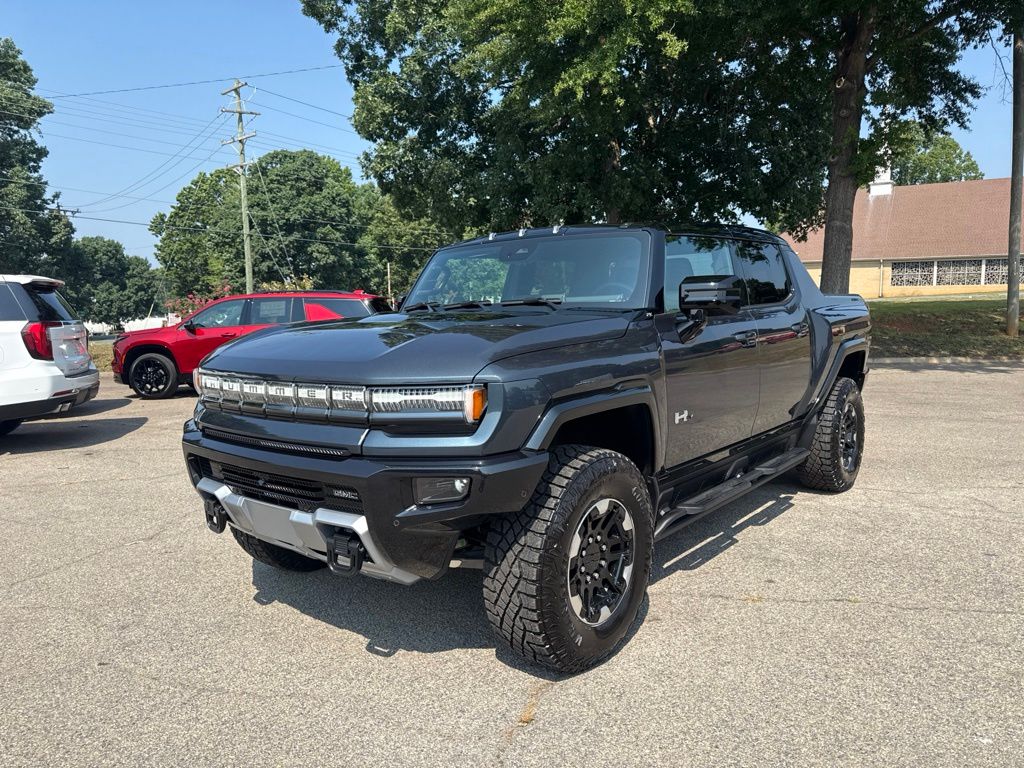 Gray (Graphite Blue Metallic) 2026 GMC Hummer EV Pickup Pickup Truck All-Wheel Drive 1-Speed Automatic