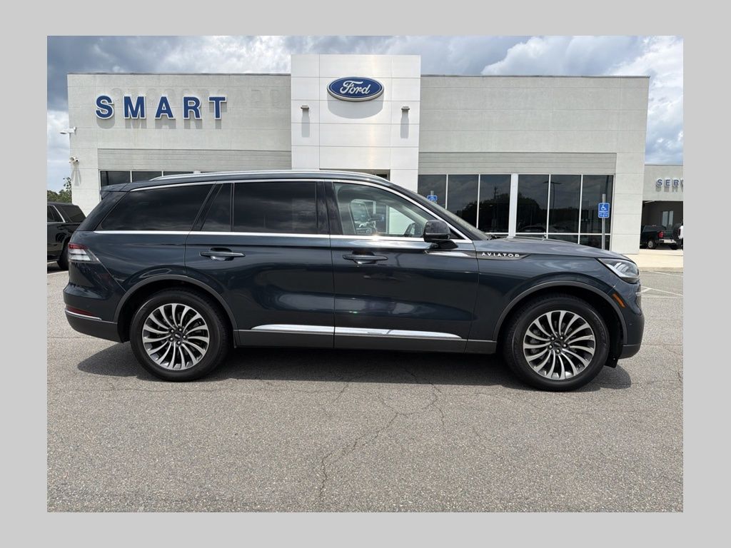 Flight Blue 2021 Lincoln Aviator SUV / Crossover All-Wheel Drive Automatic