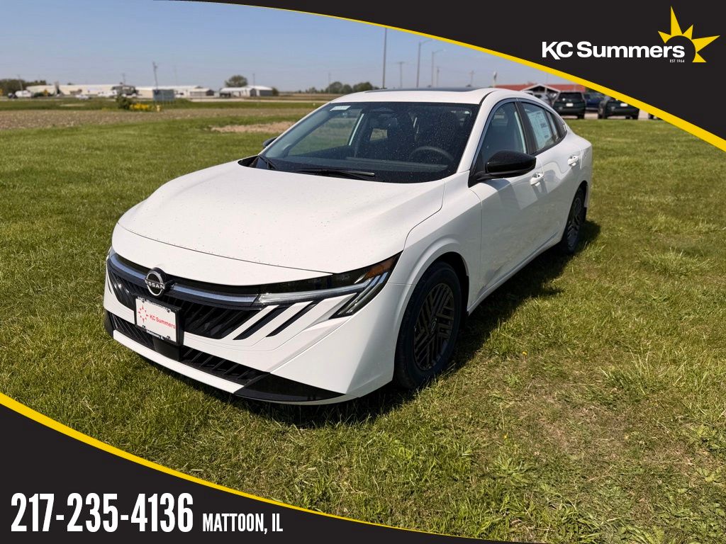 White (Fresh Powder) 2026 Nissan Sentra Sedan Front-Wheel Drive Continuously Variable Transmission