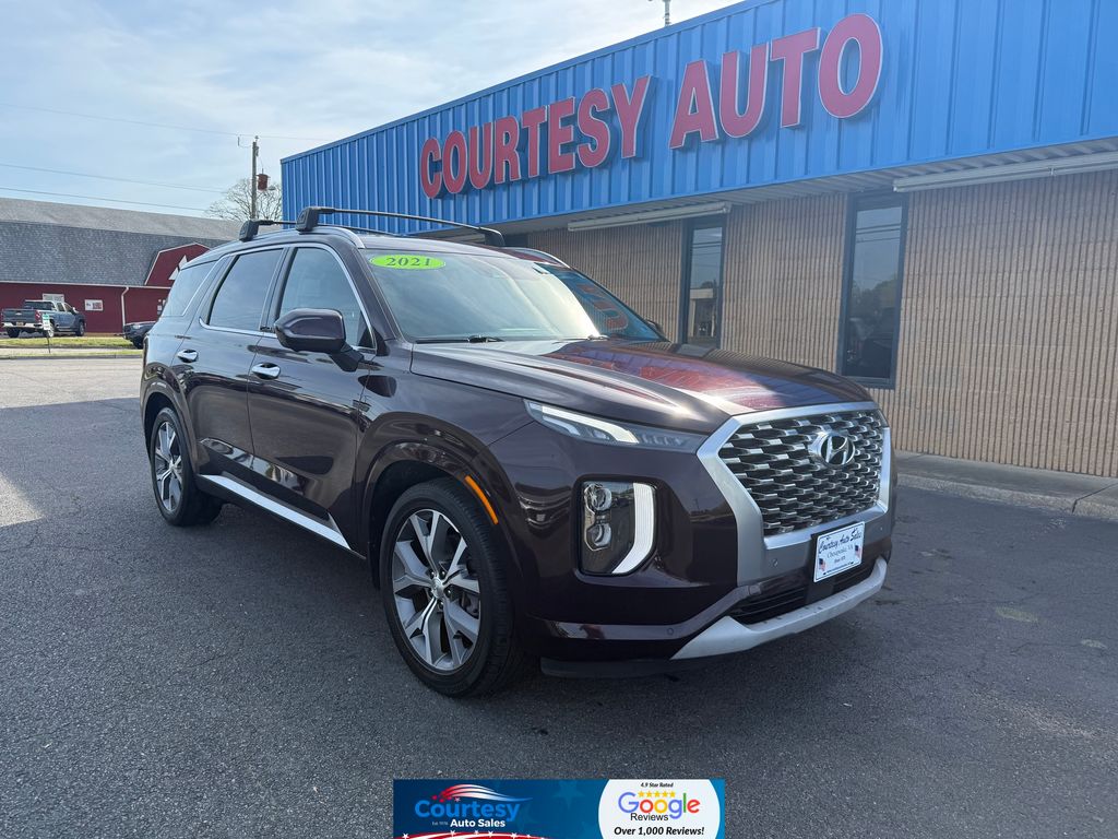 Red (Sierra Burgundy) 2021 Hyundai Palisade Limited AWD SUV / Crossover All-Wheel Drive 8-Speed Automatic