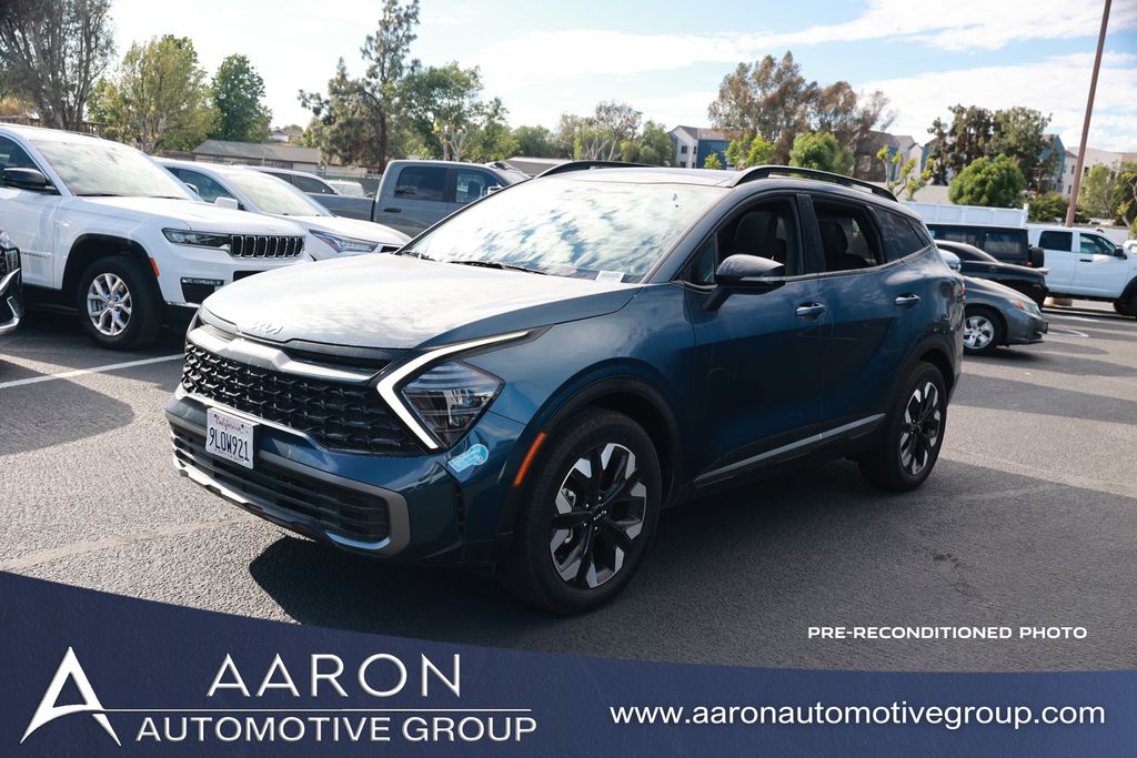 Vesta Blue 2024 Kia Sportage Hybrid Plug-In X-Line AWD SUV / Crossover All-Wheel Drive 6-Speed Automatic