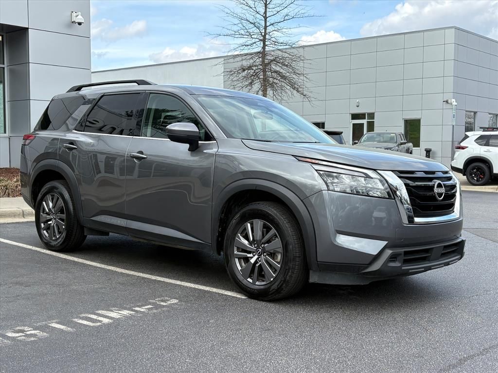 Gray (Gun Metallic) 2024 Nissan Pathfinder SV 4WD SUV / Crossover All-Wheel Drive 9-Speed Automatic