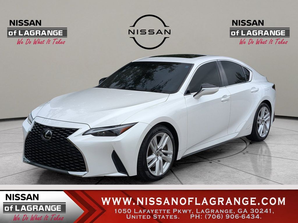 Eminent White Pearl 2023 Lexus IS Sedan Rear-Wheel Drive 8-Speed Automatic