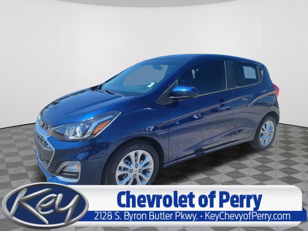 Blue Glow Metallic 2022 Chevrolet Spark 1LT FWD Hatchback Front-Wheel Drive Continuously Variable Transmission