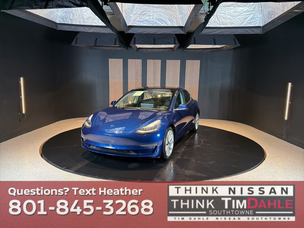 Blue 2019 Tesla Model 3 1-Speed Automatic