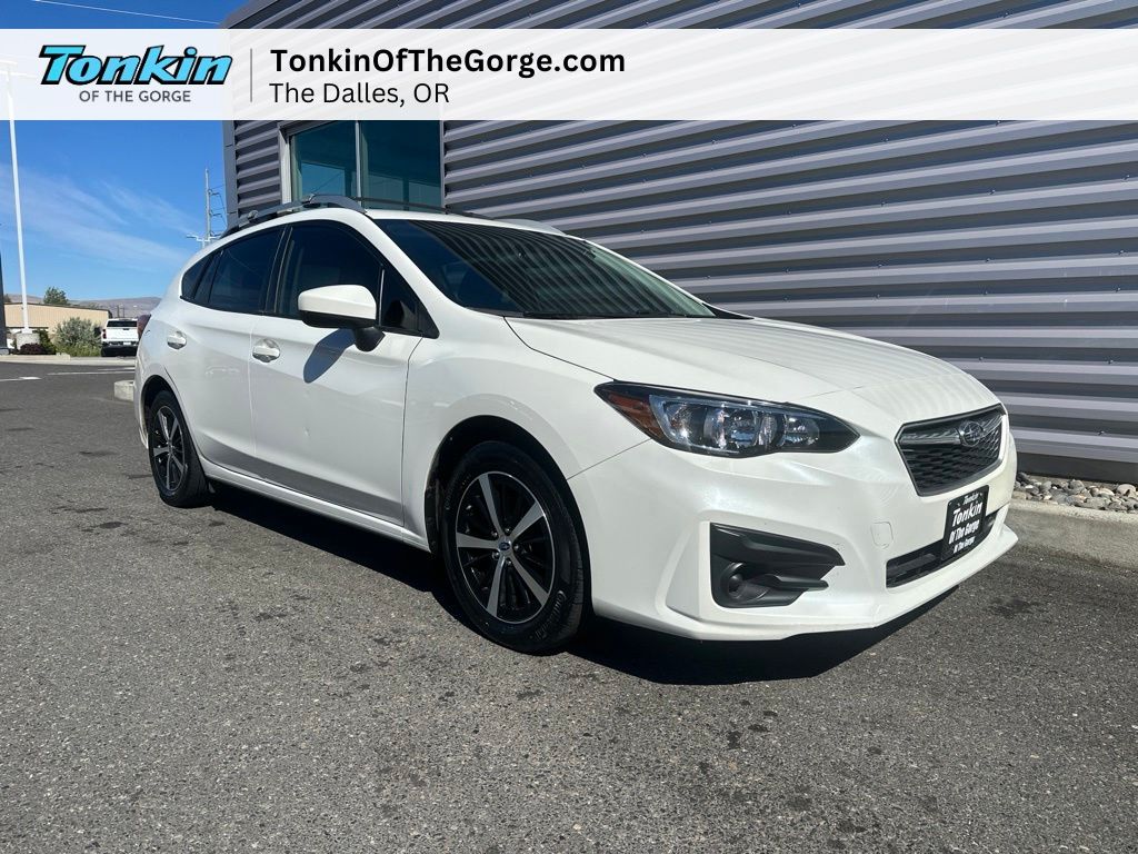 Crystal White Pearl 2019 Subaru Impreza Hatchback All-Wheel Drive Continuously Variable Transmission