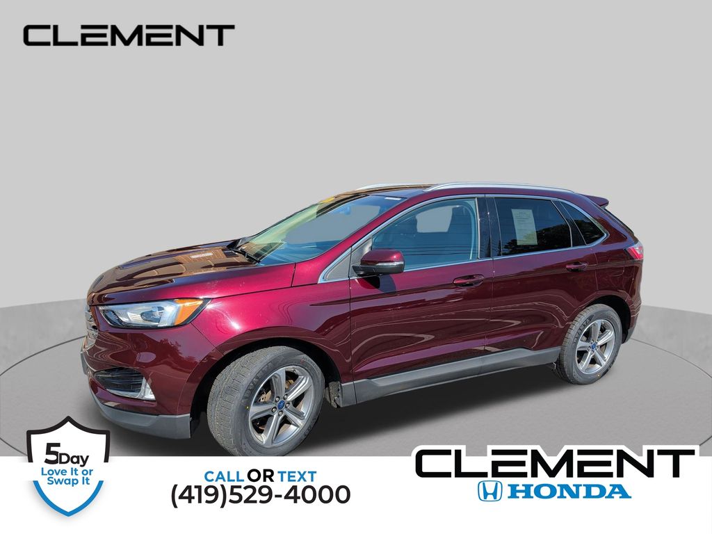 Red (Burgundy) 2019 Ford Edge SUV / Crossover All-Wheel Drive 8-Speed Automatic