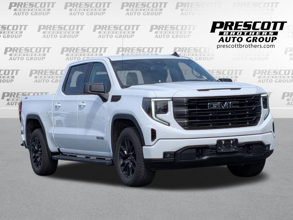 Summit White 2024 GMC Sierra 1500 Elevation Crew Cab 4WD Pickup Truck Four-Wheel Drive Automatic