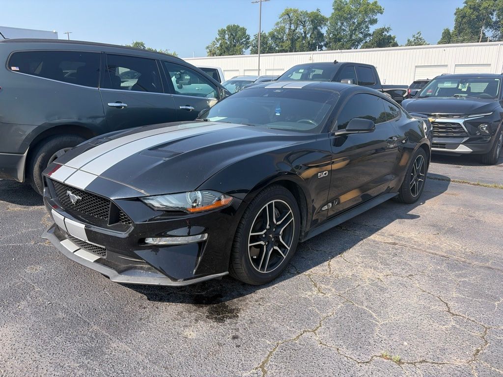 Shadow Black 2021 Ford Mustang Coupe Rear-Wheel Drive 6-Speed Manual