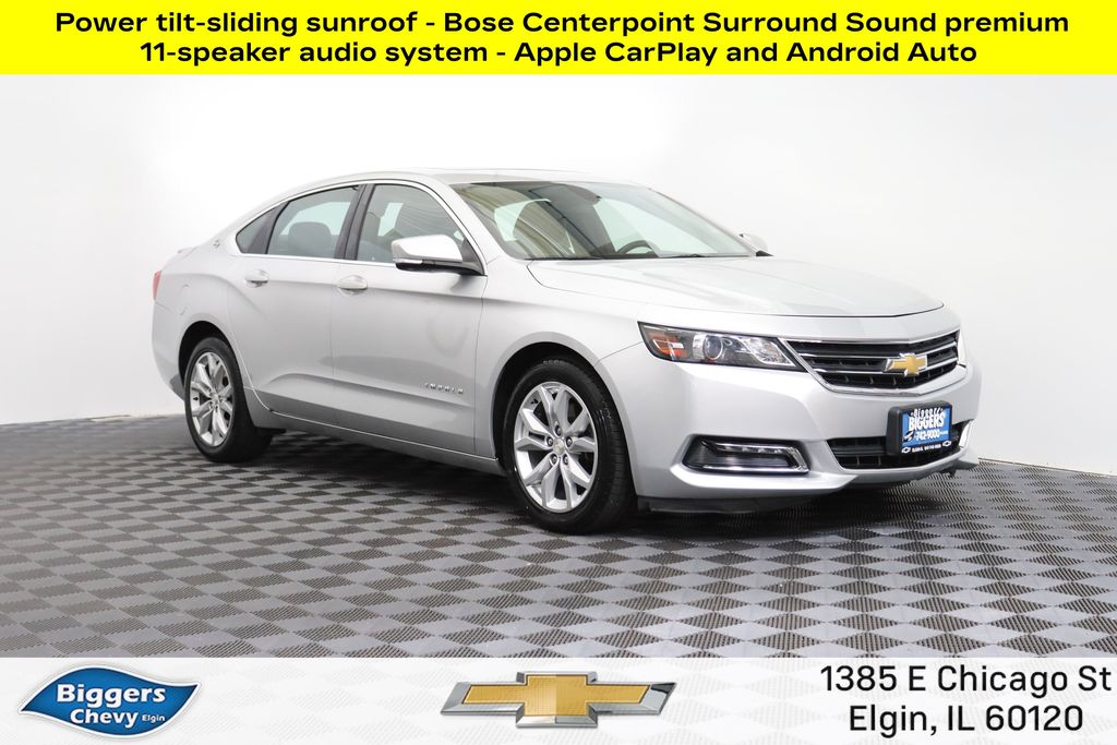 Silver Ice Metallic 2018 Chevrolet Impala Sedan Front-Wheel Drive 6-Speed Automatic Overdrive