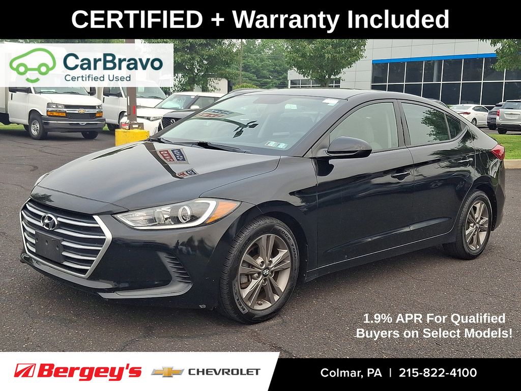 Phantom Black 2018 Hyundai Elantra Sedan Front-Wheel Drive 6-Speed Automatic