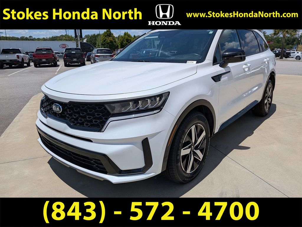 2021 Kia Sorento S White at Stokes Mazda