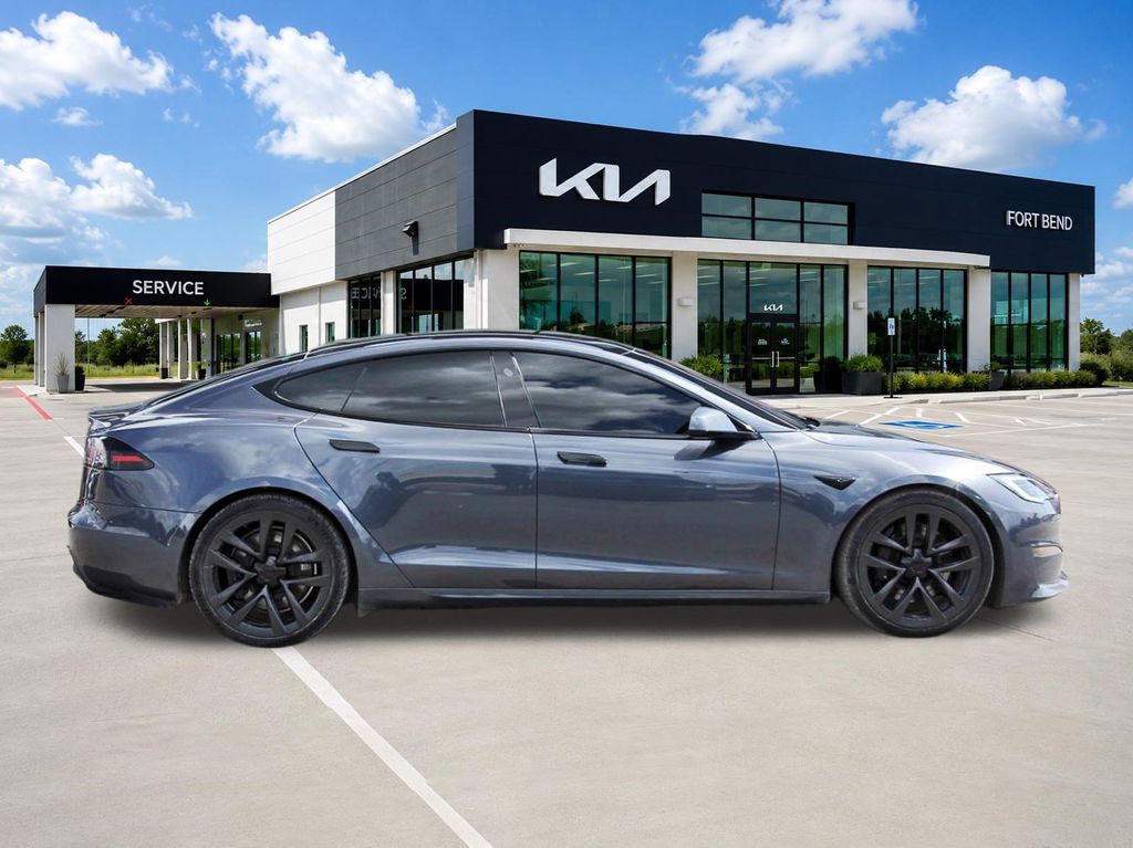 2022 Tesla Model S Base Gray at Shottenkirk Kia Fort Bend