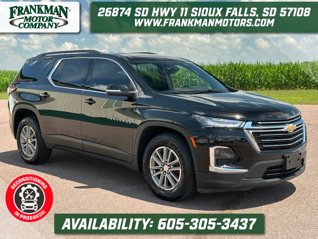 Mosaic Black Metallic 2023 Chevrolet Traverse SUV / Crossover Four-Wheel Drive 9-Speed Automatic