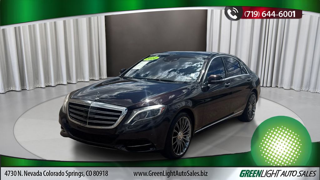 Red 2014 Mercedes-Benz S-Class Sedan All-Wheel Drive 7-Speed Automatic