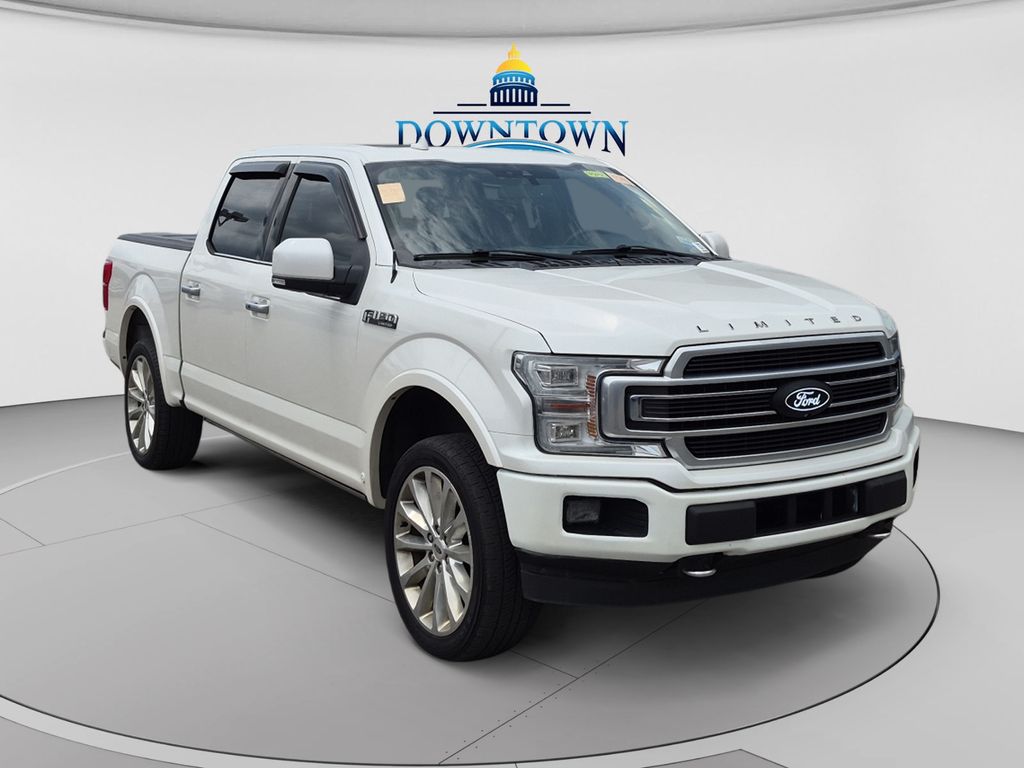 White 2019 Ford F-150 Pickup Truck Four-Wheel Drive Automatic