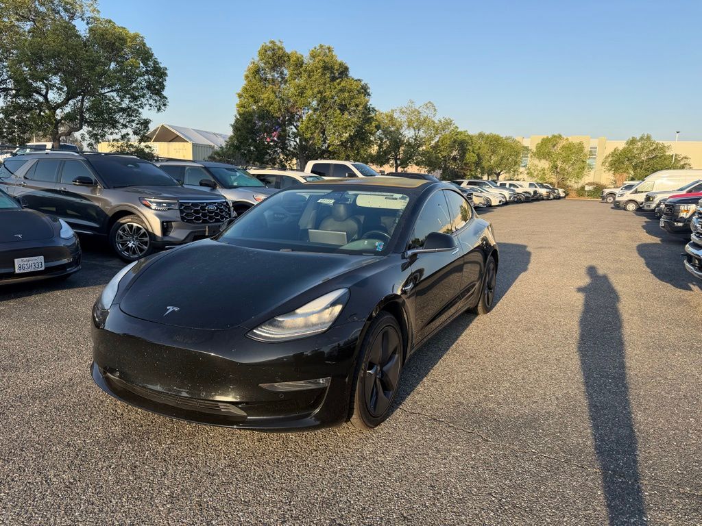 Black 2019 Tesla Model 3 Standard RWD Sedan Rear-Wheel Drive 1-Speed Automatic