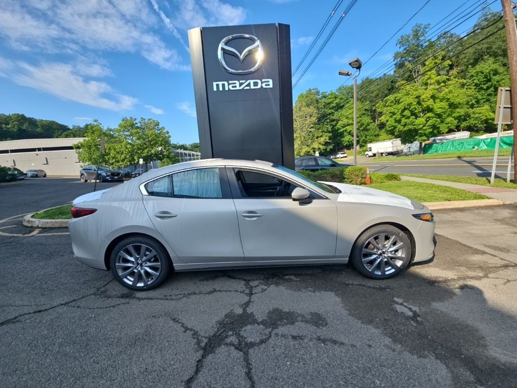 Gray (Platinum Quartz Metallic) 2026 Mazda MAZDA3 Sedan Front-Wheel Drive 6-Speed Automatic