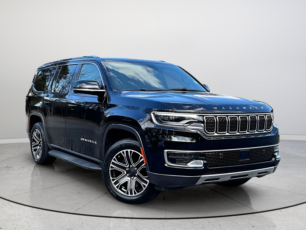 Diamond Black Crystal Pearlcoat 2022 Jeep Wagoneer Series III RWD SUV / Crossover 4X2 8-Speed Automatic
