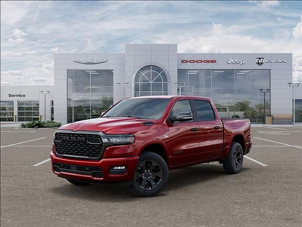 Molten Red Pearlcoat 2026 RAM 1500 Pickup Truck Four-Wheel Drive 8-Speed Automatic