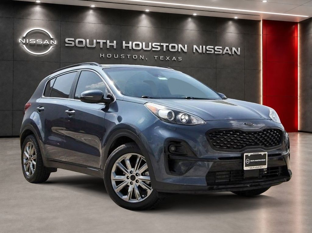 2022 Kia Sportage Nightfall Blue at Joe Myers Mazda Kia