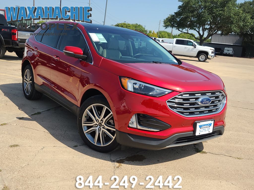 Red Metallic 2023 Ford Edge SUV / Crossover All-Wheel Drive 8-Speed Automatic