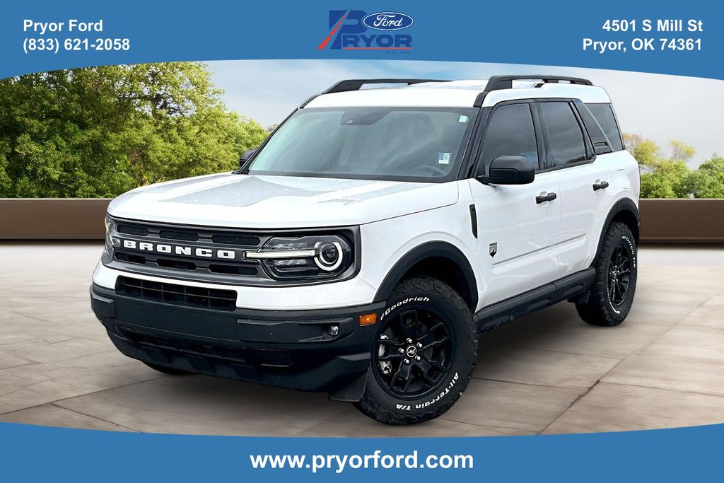 Oxford White 2023 Ford Bronco Sport Big Bend AWD SUV / Crossover All-Wheel Drive 8-Speed Automatic