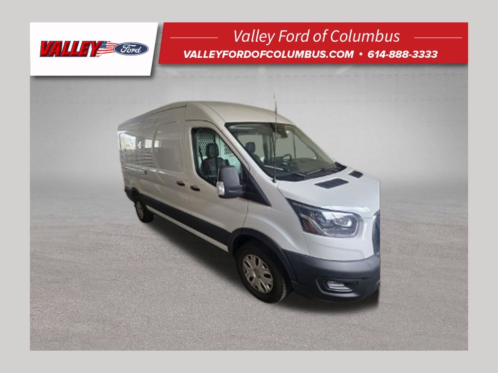 Oxford White 2023 Ford Transit Cargo Van Rear-Wheel Drive