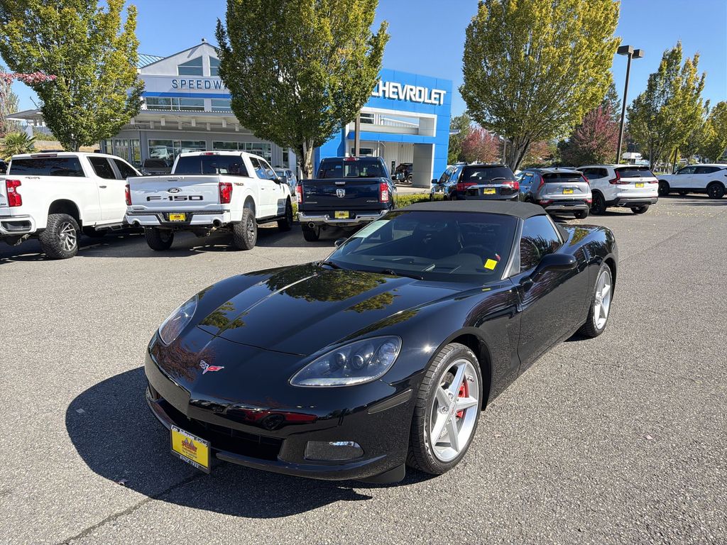 Black 2011 Chevrolet Corvette Convertible Rear-Wheel Drive 6-Speed Automatic