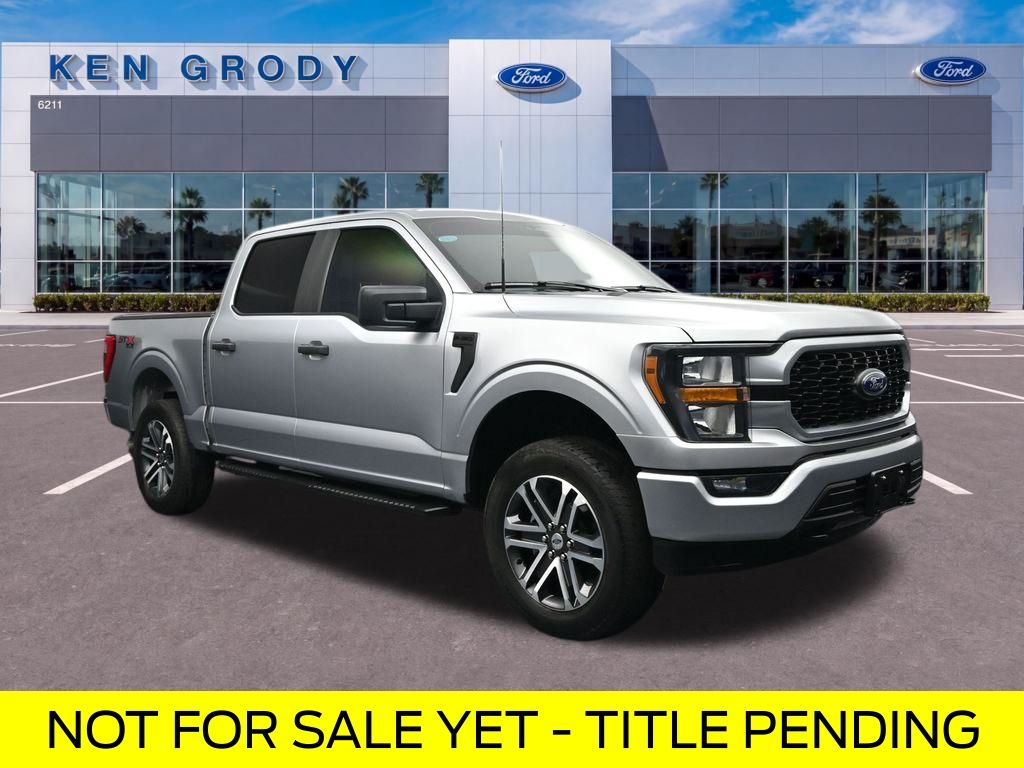Silver Metallic 2023 Ford F-150 Pickup Truck Four-Wheel Drive Automatic